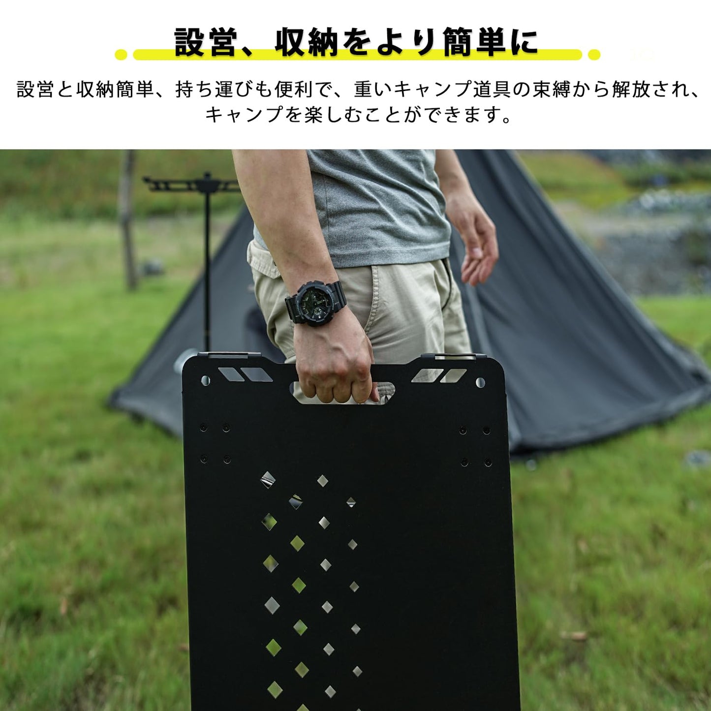 YOYOSTAR 2026 キャンプ テーブル 多機能 IGT アルミ ロールテーブル アウトドア ハイキング BBQ 折りたたみ式 軽量 コンパクト ソロキ