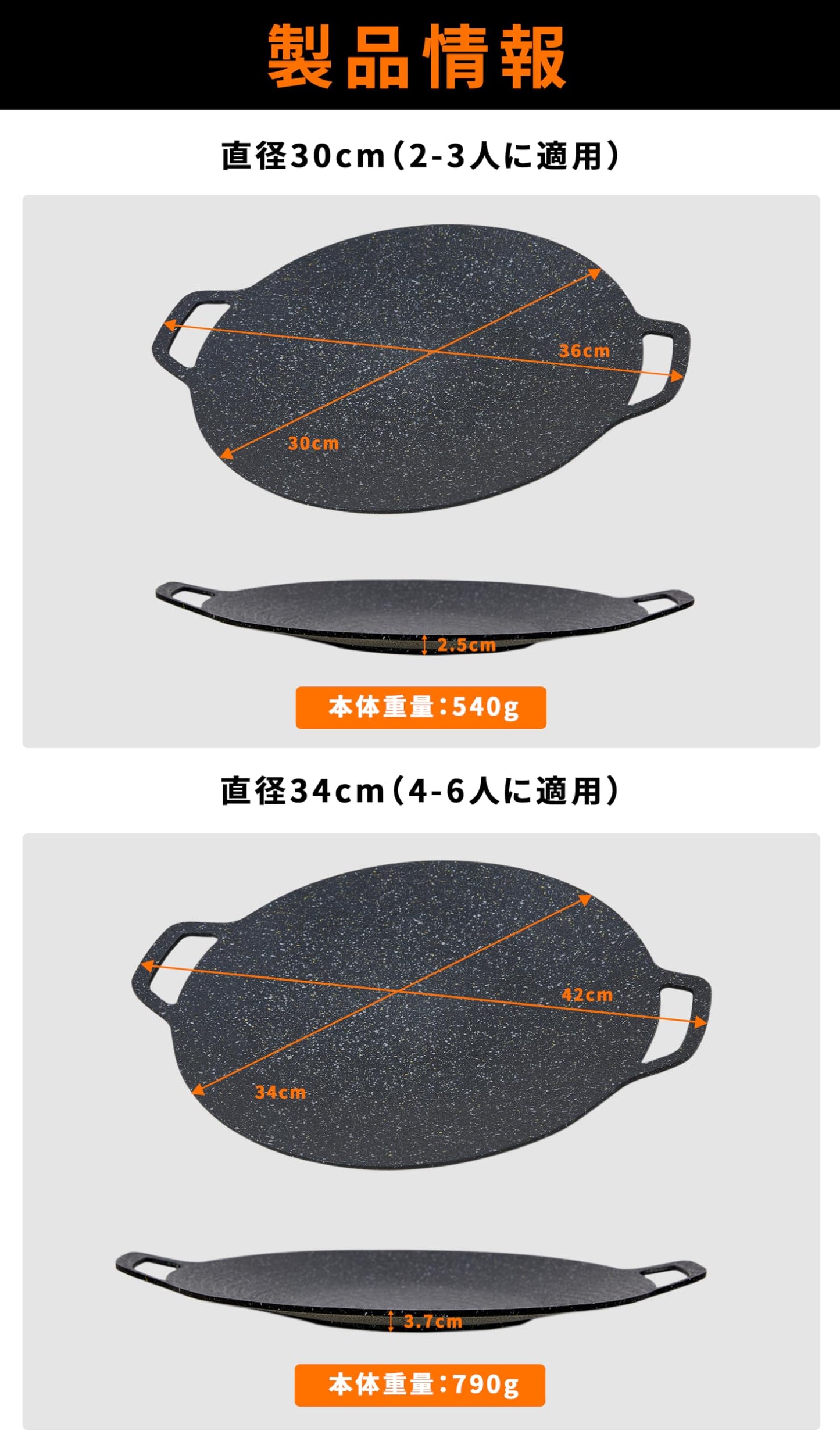 YOYOSTAR 2026 マルチグリドル 直径34cm IH ガス 焚き火 直火 対応 マルチグリドルパン グリルパン アウトドア キャンプ バーベキ