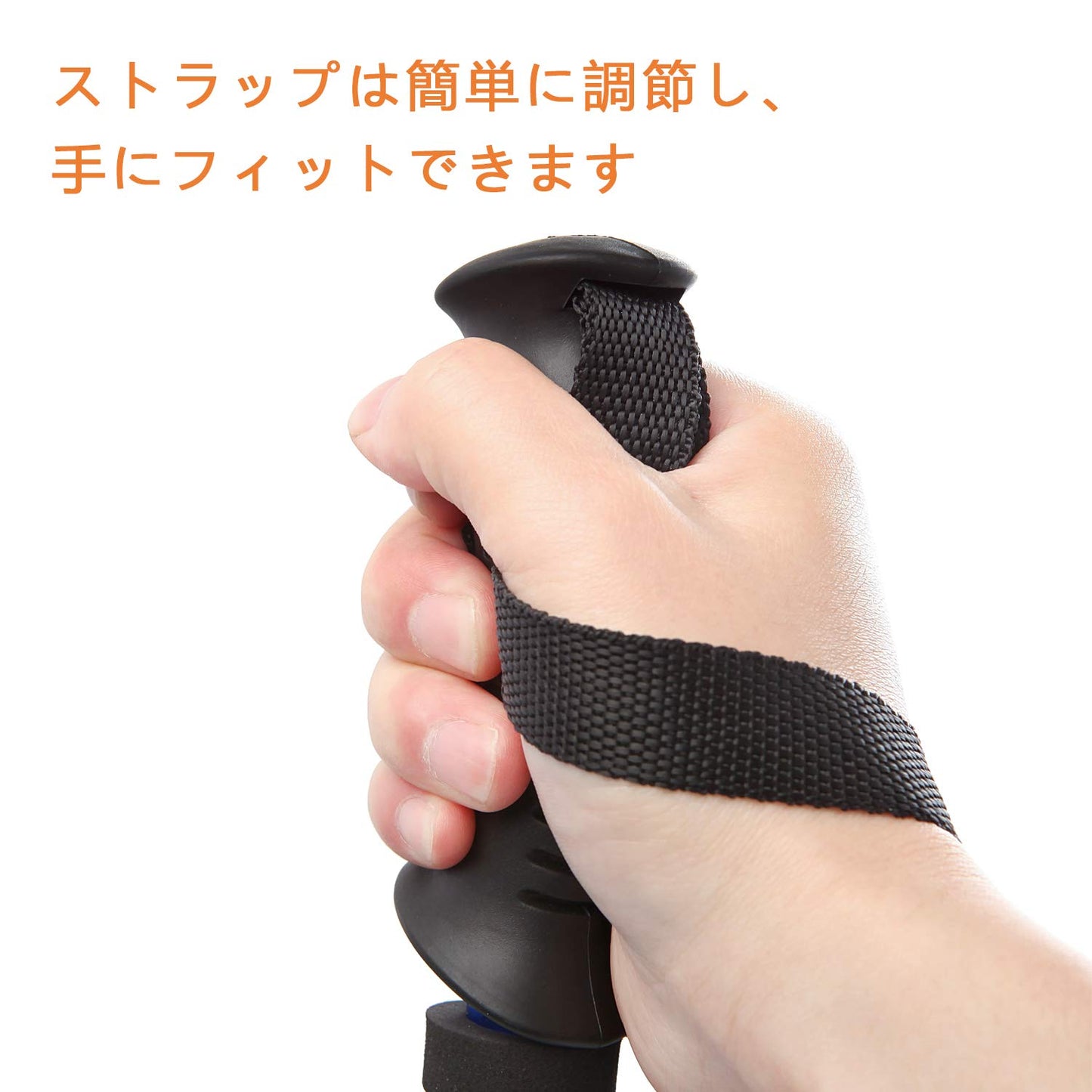 YOYOSTAR 2026 トレッキングポール 超軽量 コンパクト 3段伸縮 アルミ製 2本セット アンチショック機能付き ウォーキング ハイキング 登