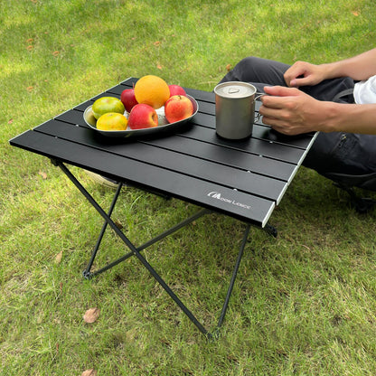 YOYOSTAR 2026 キャンプテーブル アルミ ロールテーブル アウトドア ハイキング BBQ 折りたたみ式 コンパクト 超軽量 収納袋つき