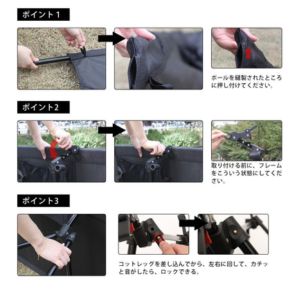 YOYOSTAR 2026 キャンプ コット 第4代 アウトドアベッド ワイド 2WAY ハイ/ロー切替可能 組立簡易 折りたたみ式 コンパクト 防災 キャリ