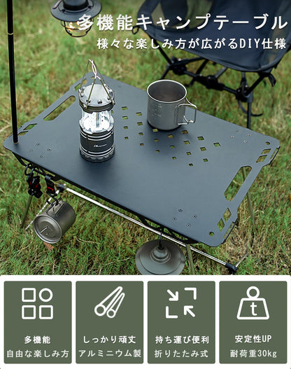 YOYOSTAR 2026 キャンプ テーブル 多機能 IGT アルミ ロールテーブル アウトドア ハイキング BBQ 折りたたみ式 軽量 コンパクト ソロキ