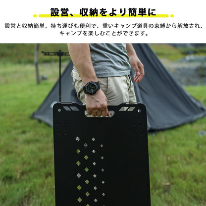 YOYOSTAR 2026 キャンプ テーブル 多機能 IGT アルミ ロールテーブル アウトドア ハイキング BBQ 折りたたみ式 軽量 コンパクト ソロキ