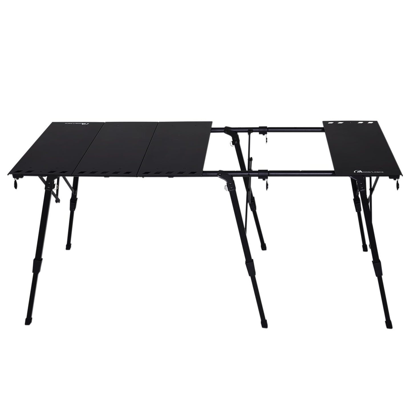 YOYOSTAR 2026 IGTテーブル 延長テーブル テーブルアクセサリー アウトドアテーブル キャンプテーブル 収納袋付き ブラック